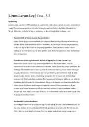 Lirum Larum Leg virksomhedsanalyse