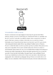 Normal virksomhedkarakteristik