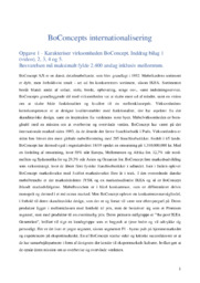 BoConcepts internationalisering