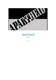 Apartheid | DHO