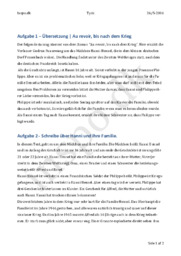 Eksamenssæt 26. maj 2016 | Au revoir, bis nach dem Krieg – opg. 1, 2 & 3g