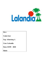 Lalandia i Billund | Afsætning