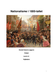 Nationalisme i 1800-tallet | DHO