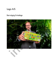 Lego A/S Bæredygtig Emballage | Erhvervscase