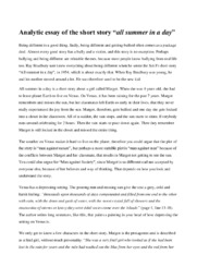 ‘All summer in a day’ | Analytical essay