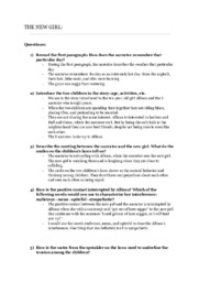 The New Girl answers | Noter