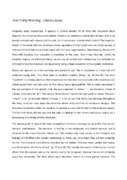 One Friday Morning | Literary essay