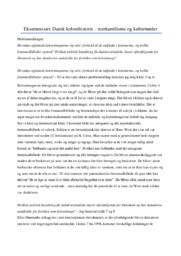 Dansk kolonihistorie | Historieprøve