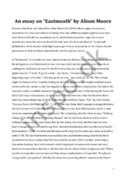 An essay on “Eastmouth” by Alison Moore