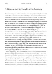 Grænseoverskridende underholdning | Eksamenssæt maj 2009