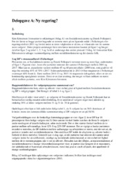 Den nye regering | Samfundsfagsopgave