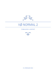 Normal VØ-rapport