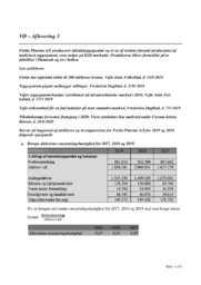 Fertin Pharma AS | VØ opgave