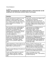 Økonomiske forhold Nordex Food Gruppen