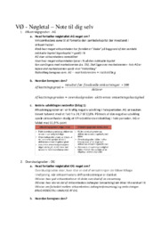 Nøgle tal | Virksomhedsøkonomi Noter