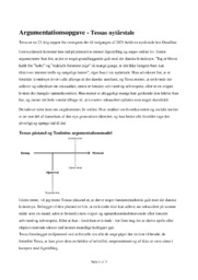 Tessas nytårstale | Argumentationsopgave
