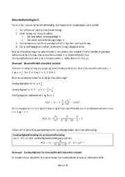 Binomialfordelingen | Noter