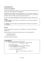 Sandsynlighedsteori noter | Matematik