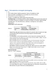 Virksomhedens strategiske planlægning | Noter til kap 1-17
