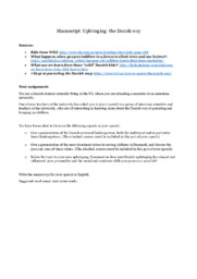 Upbringing the Danish way | Manuscript