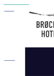 Brøncher hotels | Ehvervscase