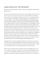 ‘The Tell-Tale Heart’ | Analytical essay