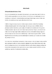 Arla Foods virksomhedsanalyse