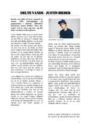 Delte Vande | Analyse | Justin Bieber