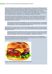 Fastfoodrestauranter | Analyse af konkurrencesituationen