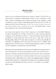 Forbandet ungdom | Analyse | Christian Jensen