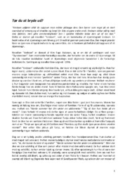 ‘Krebsen’ Novelleanalyse