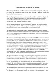 You clap for me now’ | Analytical essay
