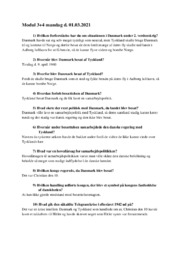 Besættelsen af Danmark | Historie noter