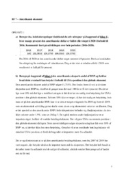 Amerikansk økonomi | IØ opgave