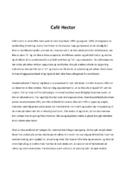 Café Hector | Analyse | Lotte Svendsen
