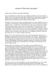 Det kunne være græs | Analyse | Helle Helle