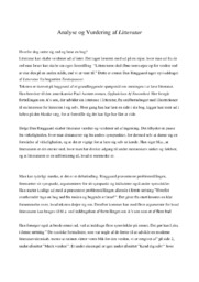Litteratur | Analyse | Dan Ringgaard