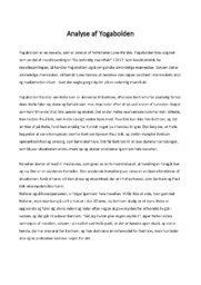 Yogabolden | Analyse | Lone Hørslev