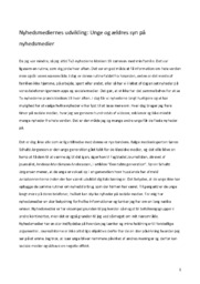 Nyhedsmediernes udvikling | Noter Essay