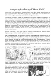 Ghost World | Analyse | Daniel Clowes