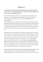 Dansk flygtningepolitik | Delopgave C