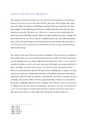 ‘Blueberries’ | Analytical essay