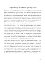 ‘The River’ | Analytical essay