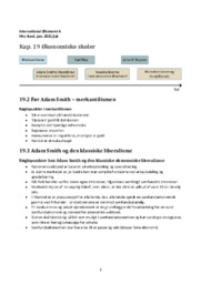 Økonomiske skoler | Noter til kapitel 19 | IØ