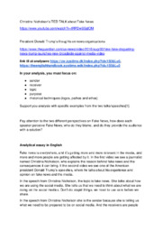 Fake news | Christina Nicholson and Trump | Analysis