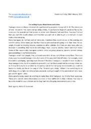 Teenage crimes | E-Mail