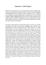Carbon footprint | Essay
