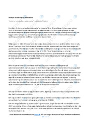 Ja det er vel også en uddannelse | Analyse | Jyllands-Posten