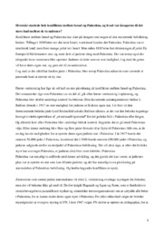 Israel og Palæstina konflikten | Historie