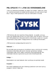 Jysk og verdensmålene